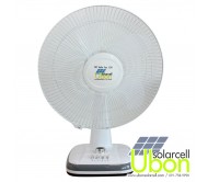 พัดลมพลังงานแสงอาทิตย์ DC Solar Fan 12V 16นิ้ว ใบใส